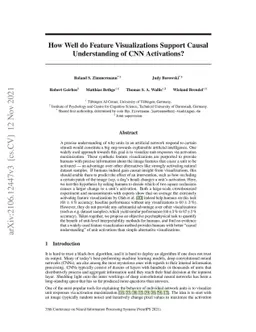 How Well do Feature Visualizations Support Causal Understanding of CNN
  Activations?