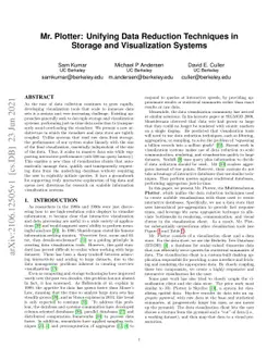 Mr. Plotter: Unifying Data Reduction Techniques in Storage and
  Visualization Systems