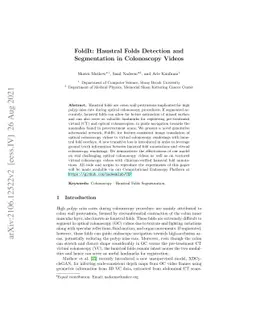 FoldIt: Haustral Folds Detection and Segmentation in Colonoscopy Videos