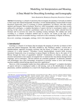 Modelling Art Interpretation and Meaning. A Data Model for Describing
  Iconology and Iconography