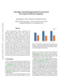 AutoAdapt: Automated Segmentation Network Search for Unsupervised Domain
  Adaptation