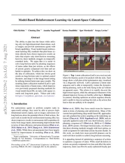 Model-Based Reinforcement Learning via Latent-Space Collocation
