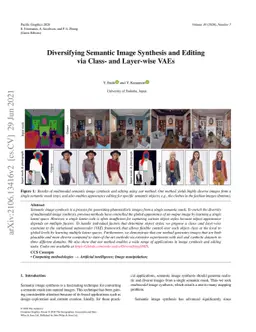 Diversifying Semantic Image Synthesis and Editing via Class- and
  Layer-wise VAEs