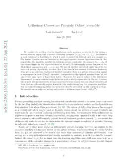 Littlestone Classes are Privately Online Learnable
