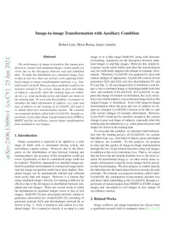 Image-to-image Transformation with Auxiliary Condition