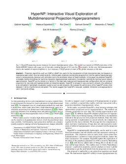 HyperNP: Interactive Visual Exploration of Multidimensional Projection
  Hyperparameters