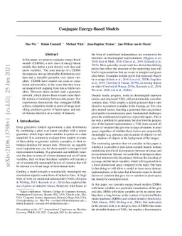 Conjugate Energy-Based Models