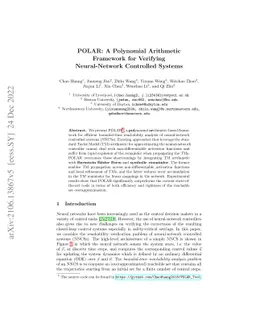 POLAR: A Polynomial Arithmetic Framework for Verifying Neural-Network
  Controlled Systems