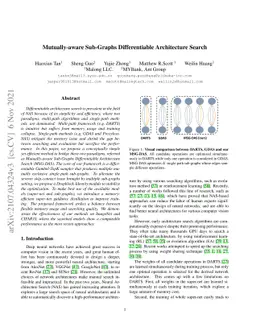 Mutually-aware Sub-Graphs Differentiable Architecture Search