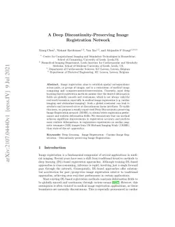 A Deep Discontinuity-Preserving Image Registration Network