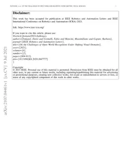 On the Challenges of Open World Recognitionunder Shifting Visual Domains