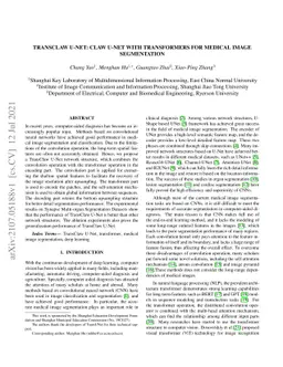 TransClaw U-Net: Claw U-Net with Transformers for Medical Image
  Segmentation