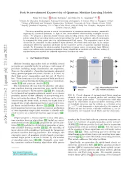 Fock State-enhanced Expressivity of Quantum Machine Learning Models
