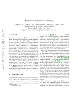 Structured Directional Pruning via Perturbation Orthogonal Projection