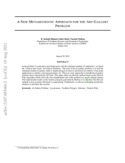 A new metaheuristic approach for the art gallery problem