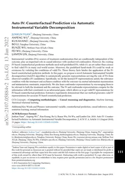 Auto IV: Counterfactual Prediction via Automatic Instrumental Variable
  Decomposition