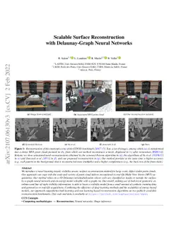 Scalable Surface Reconstruction with Delaunay-Graph Neural Networks