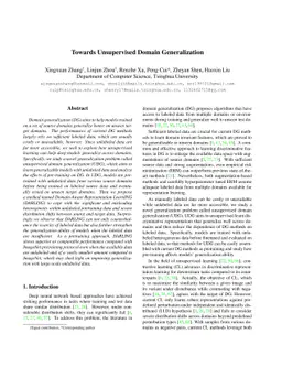 Towards Unsupervised Domain Generalization