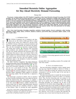 Smoothed Bernstein Online Aggregation for Day-Ahead Electricity Demand
  Forecasting