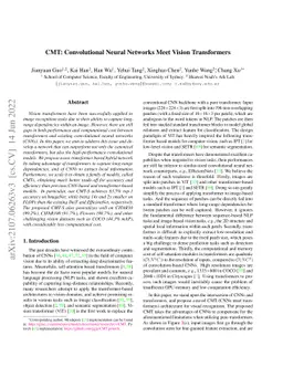 CMT: Convolutional Neural Networks Meet Vision Transformers