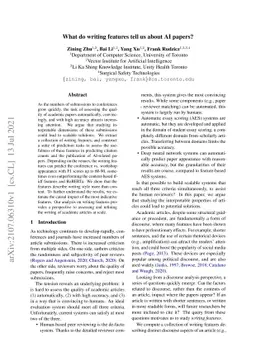 What do writing features tell us about AI papers?