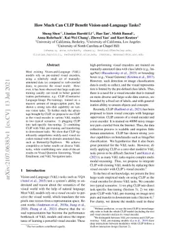 How Much Can CLIP Benefit Vision-and-Language Tasks?