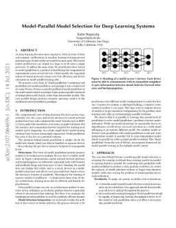 Model-Parallel Model Selection for Deep Learning Systems