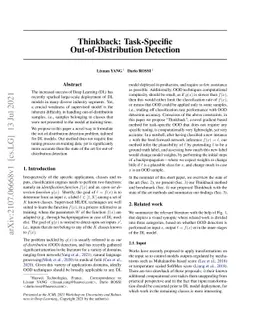 Thinkback: Task-SpecificOut-of-Distribution Detection