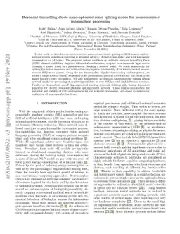 Resonant tunnelling diode nano-optoelectronic spiking nodes for
  neuromorphic information processing