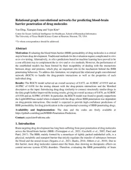 Relational graph convolutional networks for predicting blood-brain
  barrier penetration of drug molecules