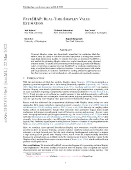 FastSHAP: Real-Time Shapley Value Estimation