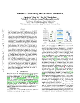 AutoBERT-Zero: Evolving BERT Backbone from Scratch