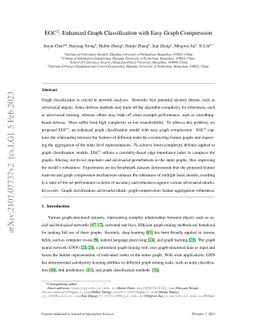 EGC2: Enhanced Graph Classification with Easy Graph Compression
