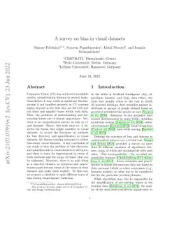 A Survey on Bias in Visual Datasets