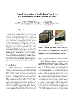 Panoptic Segmentation of Satellite Image Time Series with Convolutional
  Temporal Attention Networks