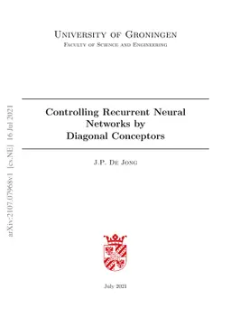 Controlling Recurrent Neural Networks by Diagonal Conceptors