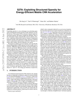 S2TA: Exploiting Structured Sparsity for Energy-Efficient Mobile CNN
  Acceleration