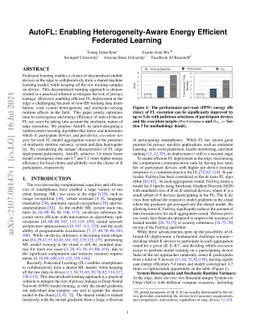 AutoFL: Enabling Heterogeneity-Aware Energy Efficient Federated Learning