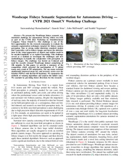 Woodscape Fisheye Semantic Segmentation for Autonomous Driving -- CVPR
  2021 OmniCV Workshop Challenge