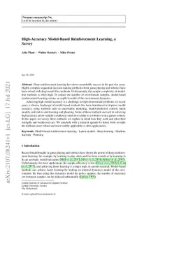 High-Accuracy Model-Based Reinforcement Learning, a Survey