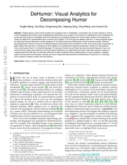DeHumor: Visual Analytics for Decomposing Humor