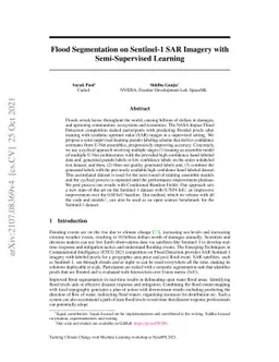 Flood Segmentation on Sentinel-1 SAR Imagery with Semi-Supervised
  Learning
