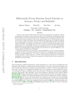 Differentially Private Bayesian Neural Networks on Accuracy, Privacy and
  Reliability