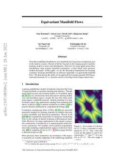 Equivariant Manifold Flows