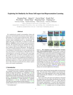 Exploring Set Similarity for Dense Self-supervised Representation
  Learning