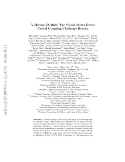 VisDrone-CC2020: The Vision Meets Drone Crowd Counting Challenge Results