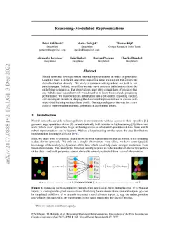 Reasoning-Modulated Representations