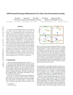 Self-Promoted Prototype Refinement for Few-Shot Class-Incremental
  Learning