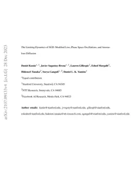 The Limiting Dynamics of SGD: Modified Loss, Phase Space Oscillations,
  and Anomalous Diffusion