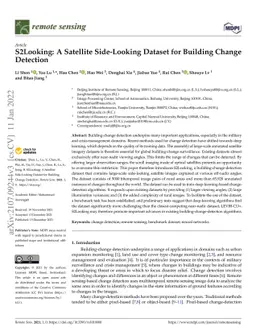 S2Looking: A Satellite Side-Looking Dataset for Building Change
  Detection